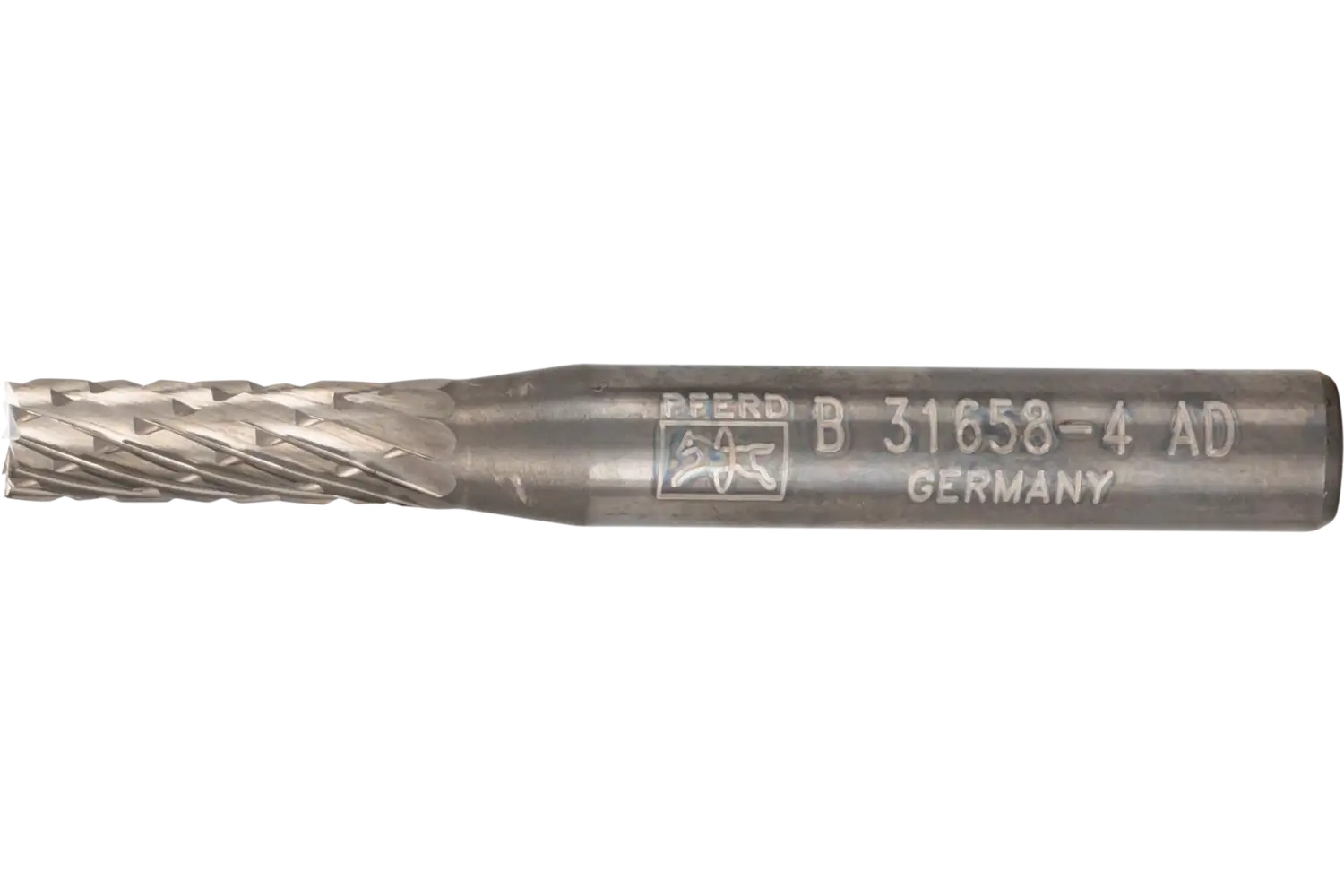 Picture of Pferd Carbide Bur SB-14 Cylindrical End Cut Double Cut 3/16" x 5/8" x 1/4" Shank